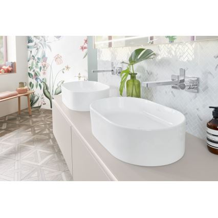 Villeroy & Boch 4A195601 - Umivaonik na ploču COLLARO 56x36 cm keramika/bijela