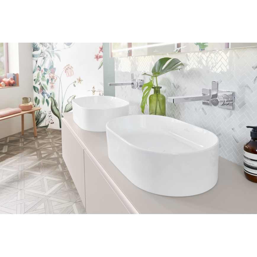 Villeroy & Boch 4A195601 - Umivaonik na ploču COLLARO 56x36 cm keramika/bijela