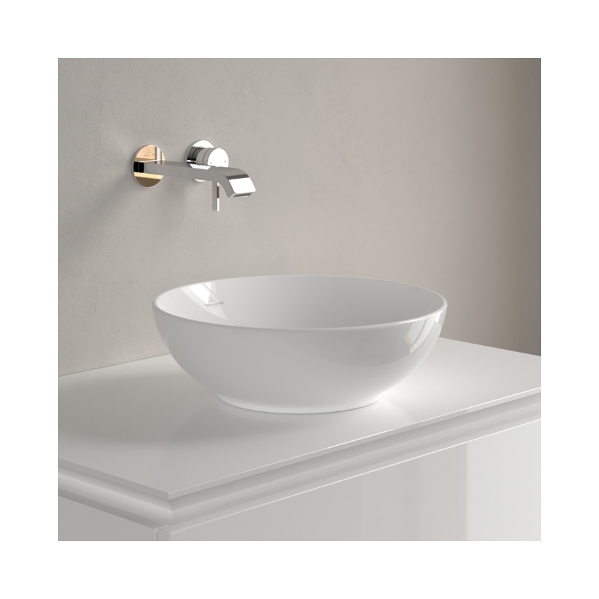 Villeroy & Boch 4A450001 - Umivaonik za ugradnju na radnu ploču LOOP&FRIENDS Ø 38 cm keramika/bijela