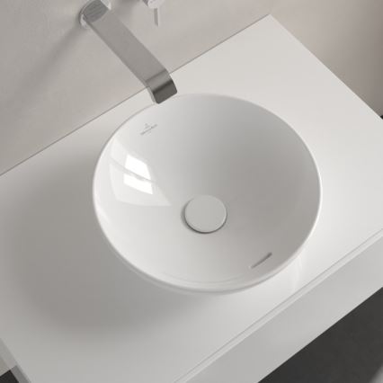 Villeroy & Boch 4A450001 - Umivaonik za ugradnju na radnu ploču LOOP&FRIENDS Ø 38 cm keramika/bijela