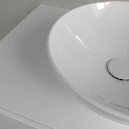 Villeroy & Boch 4A450001 - Umivaonik za ugradnju na radnu ploču LOOP&FRIENDS Ø 38 cm keramika/bijela