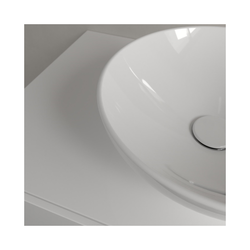 Villeroy & Boch 4A450001 - Umivaonik za ugradnju na radnu ploču LOOP&FRIENDS Ø 38 cm keramika/bijela