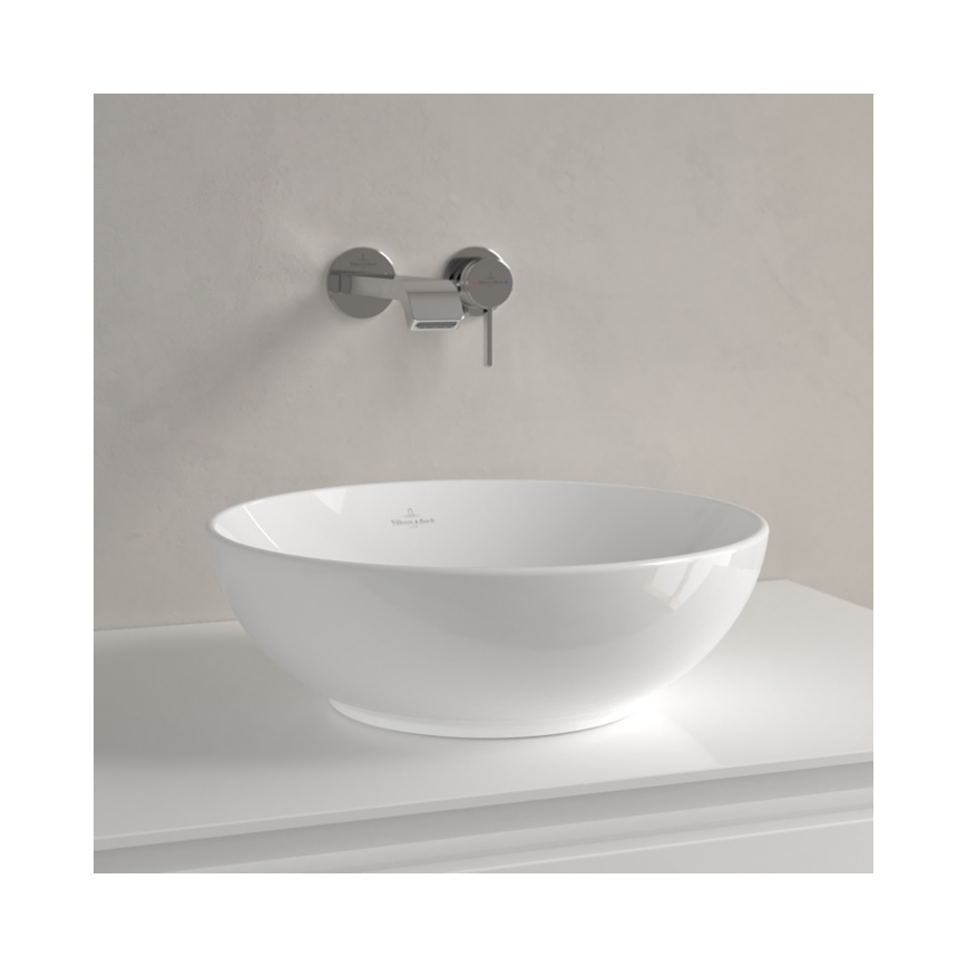 Villeroy & Boch 4A450001 - Umivaonik za ugradnju na radnu ploču LOOP&FRIENDS Ø 38 cm keramika/bijela