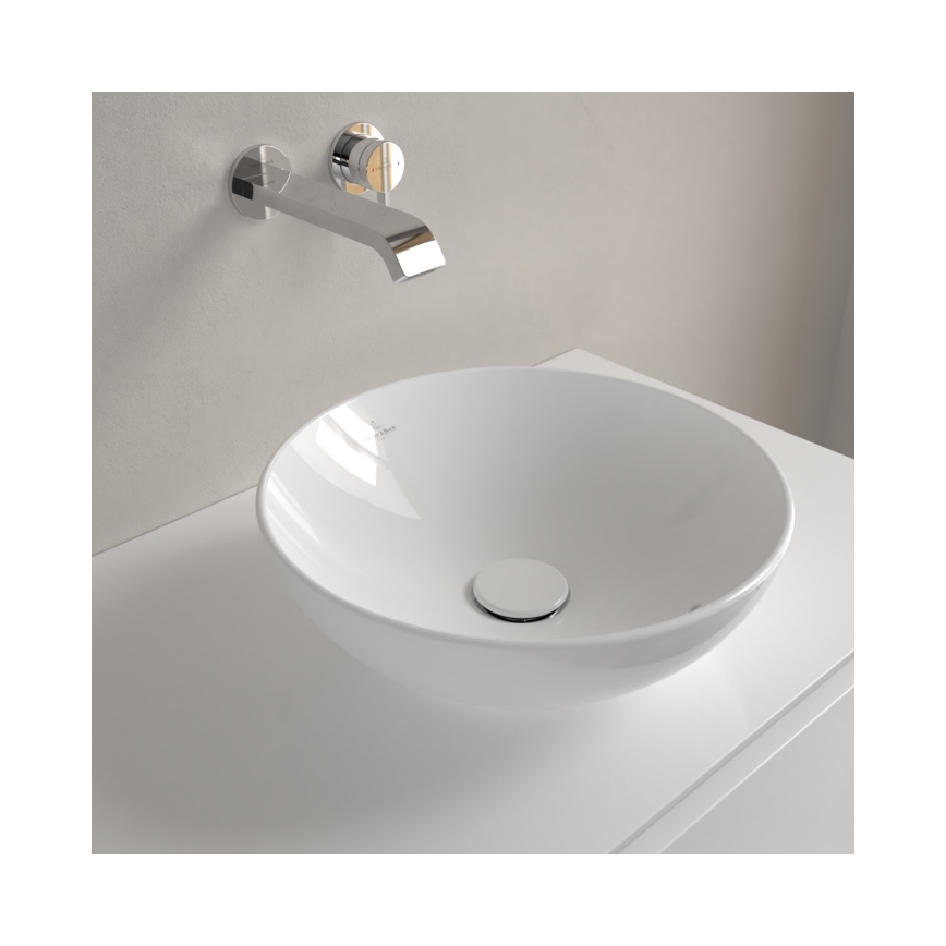 Villeroy & Boch 4A450001 - Umivaonik za ugradnju na radnu ploču LOOP&FRIENDS Ø 38 cm keramika/bijela