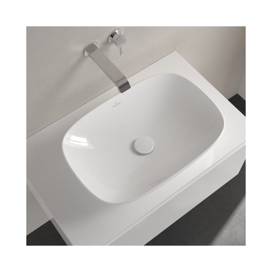 Villeroy & Boch 4A490101 - Nadgradni umivaonik LOOP&FRIENDS 56x38 cm keramika/bijela