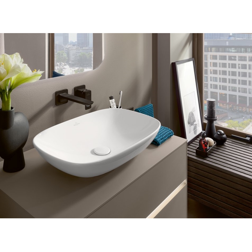 Villeroy & Boch 4A490101 - Nadgradni umivaonik LOOP&FRIENDS 56x38 cm keramika/bijela