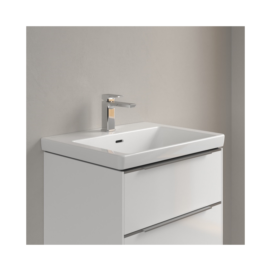 Villeroy & Boch 4A706001 - Zidni umivaonik SUBWAY 3.0 60x47 cm keramika/bijela