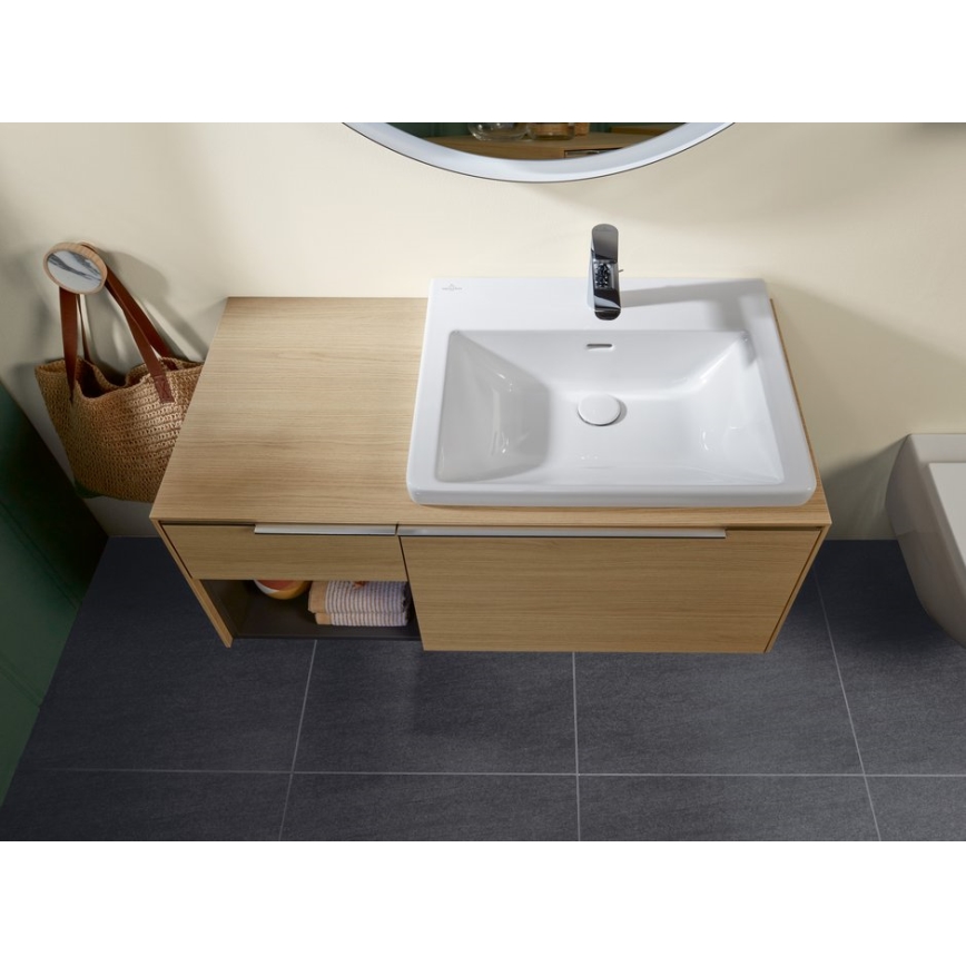 Villeroy & Boch 4A706001 - Zidni umivaonik SUBWAY 3.0 60x47 cm keramika/bijela