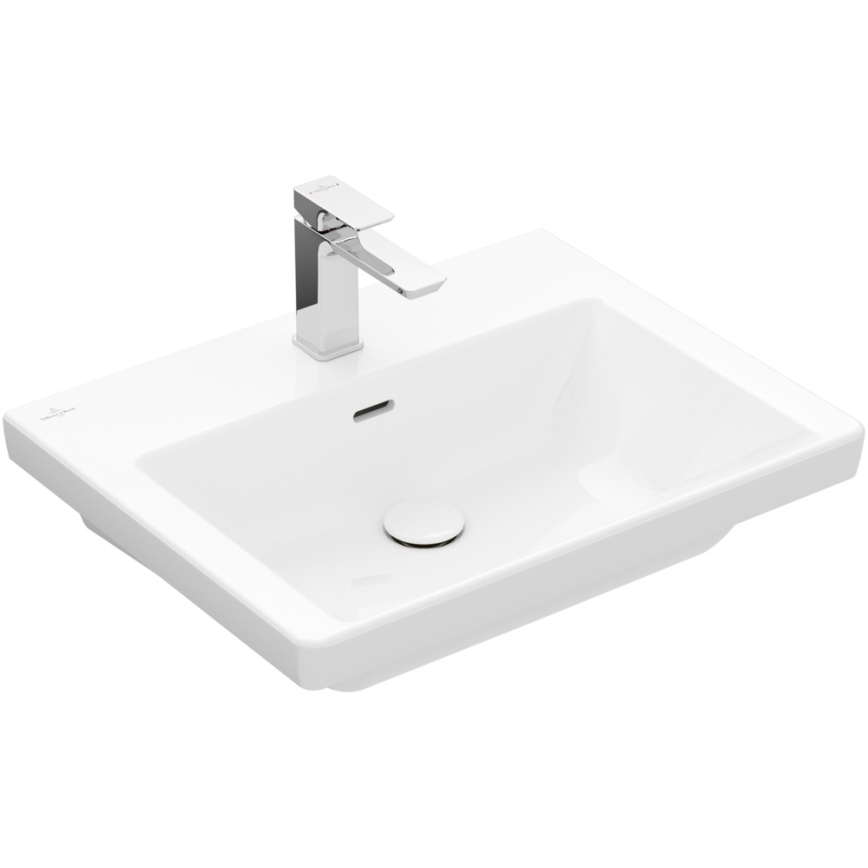Villeroy & Boch 4A706001 - Zidni umivaonik SUBWAY 3.0 60x47 cm keramika/bijela