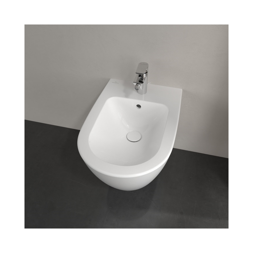 Villeroy & Boch 54000001 - Viseći bide SUBWAY 2.0 37x56 cm keramika/bijela