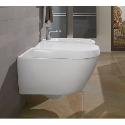 Villeroy & Boch 54000001 - Viseći bide SUBWAY 2.0 37x56 cm keramika/bijela
