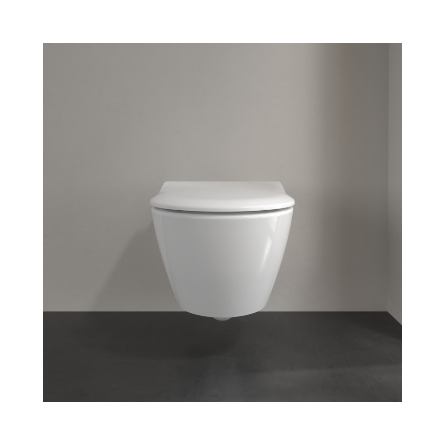 Villeroy & Boch 5614R201 - Zidna školjka za WC s daskom SoftClose SUBWAY 2.0, keramika/bijela