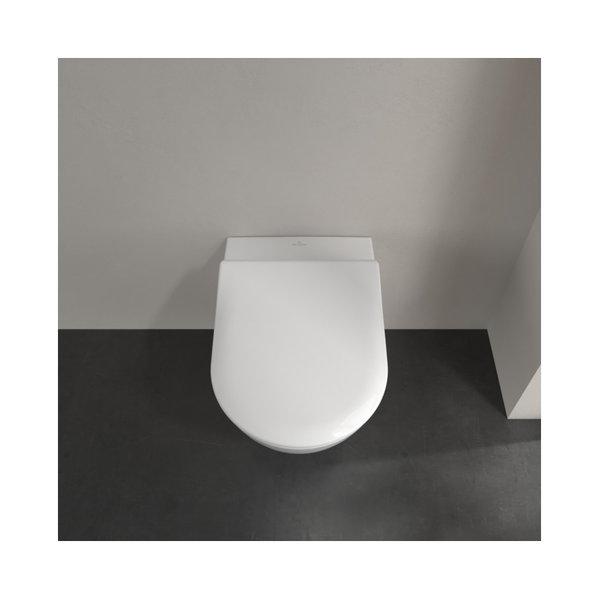Villeroy & Boch 5614R201 - Zidna školjka za WC s daskom SoftClose SUBWAY 2.0, keramika/bijela