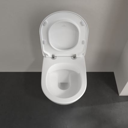 Villeroy & Boch 5614R201 - Zidna školjka za WC s daskom SoftClose SUBWAY 2.0, keramika/bijela