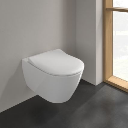 Villeroy & Boch 5614R2R1 - Zidni WC s sjedištem SoftClose SUBWAY 2.0 keramika/bijela