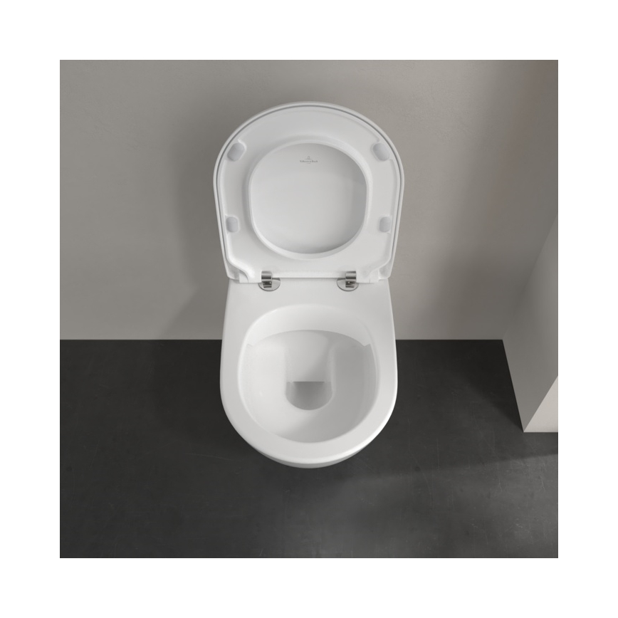 Villeroy & Boch 5614R2R1 - Zidni WC s sjedištem SoftClose SUBWAY 2.0 keramika/bijela