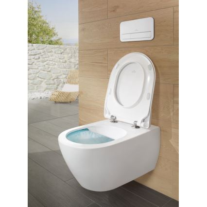 Villeroy & Boch 5614R2R1 - Zidni WC s sjedištem SoftClose SUBWAY 2.0 keramika/bijela