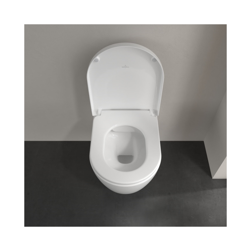 Villeroy & Boch 5656HRR1 - Viseće WC s poklopcem SoftClose AVENTO keramika/bijela