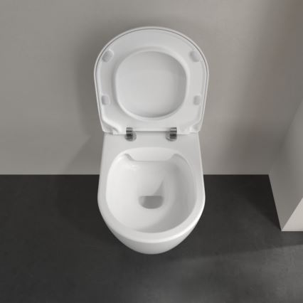 Villeroy & Boch 5656RS01 - Zidna WC školjka s daskom SoftClose AVENTO keramika/bijela