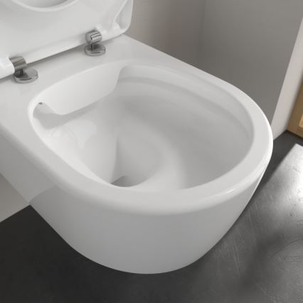 Villeroy & Boch 5656RS01 - Zidna WC školjka s daskom SoftClose AVENTO keramika/bijela