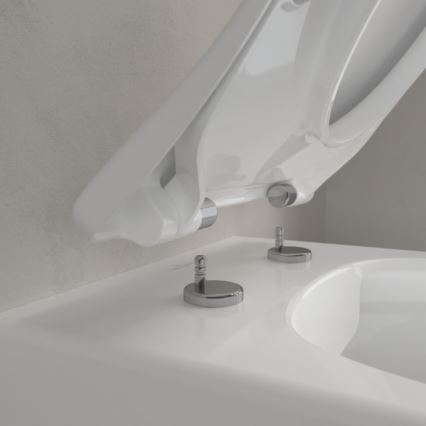 Villeroy & Boch 5656RS01 - Zidna WC školjka s daskom SoftClose AVENTO keramika/bijela