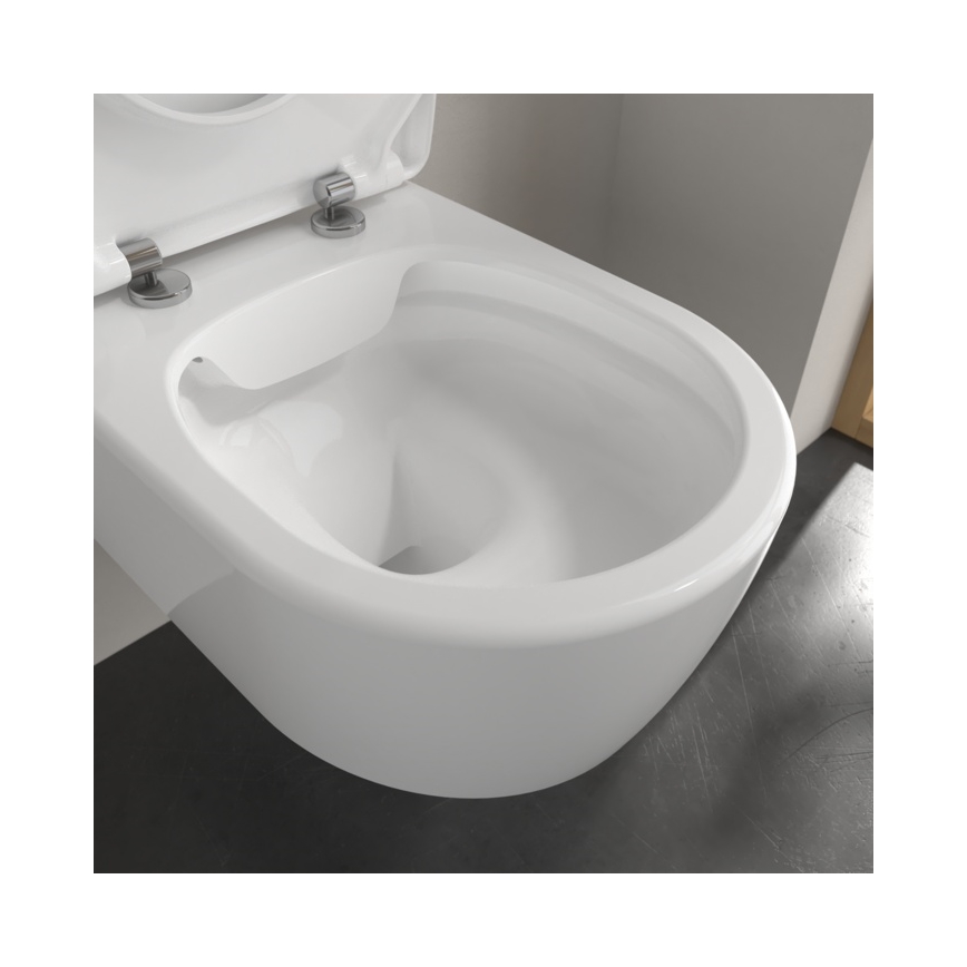 Villeroy & Boch 5656RSR1 - Viseća WC školjka s daskom SoftClose AVENTO keramika/bijela