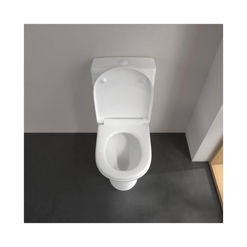 Villeroy & Boch 56581001 - Kombinirana WC školjka O.NOVO, keramika/bijela