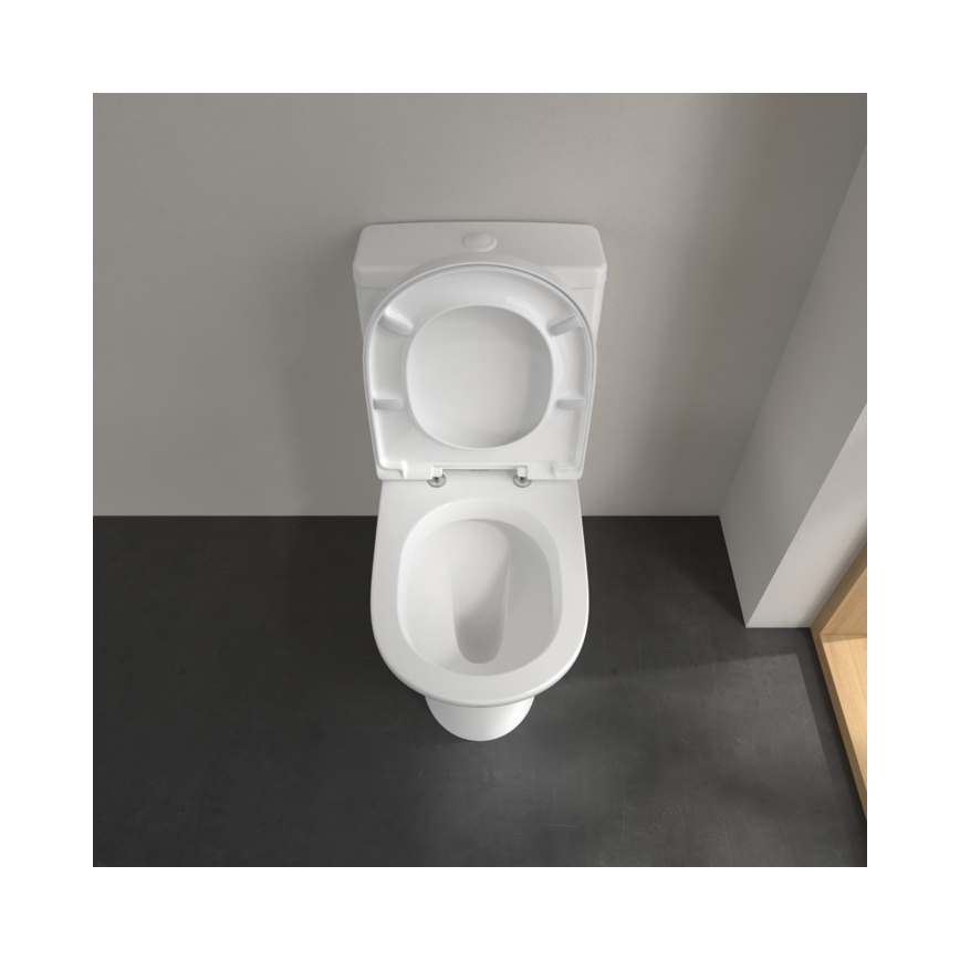 Villeroy & Boch 56581001 - Kombinirana WC školjka O.NOVO, keramika/bijela