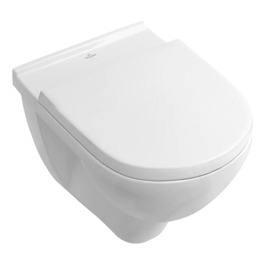 Villeroy & Boch 5660H101 - Viseća WC školjka s daskom O.NOVO keramika/bijela