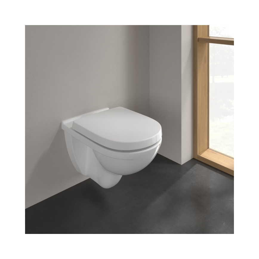 Villeroy & Boch 5660H101 - Viseća WC školjka s daskom O.NOVO keramika/bijela