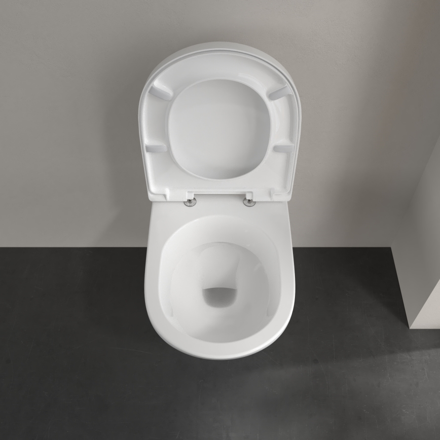 Villeroy & Boch 5660H101 - Viseća WC školjka s daskom O.NOVO keramika/bijela