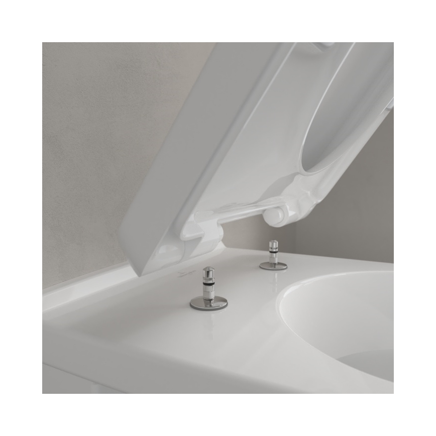 Villeroy & Boch 5660H101 - Viseća WC školjka s daskom O.NOVO keramika/bijela