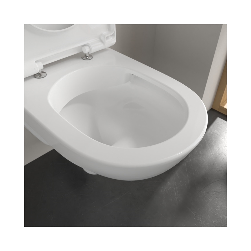 Villeroy & Boch 5660HR01 - Viseća WC školjka s WC daskom SoftClose O.NOVO keramika/bijela