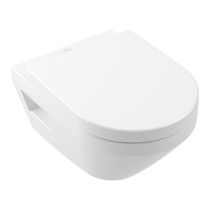 Villeroy & Boch 5684CL01 - Viseća WC školjka s SoftClose sjedalom ARCHITECTURA keramika/bijela