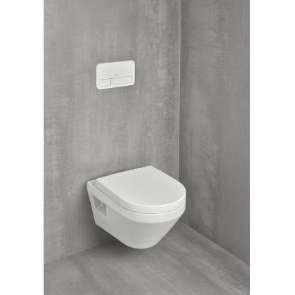 Villeroy & Boch 5684CLR1 - Zidna WC školjka s WC daskom SoftClose ARCHITECTURA keramika/bijela