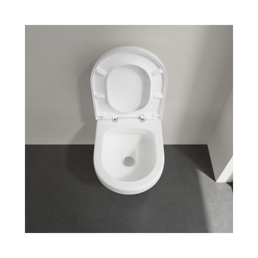 Villeroy & Boch 5684HR01 - Viseća WC školjka s daskom SoftClose ARCHITECTURA keramika/bijela