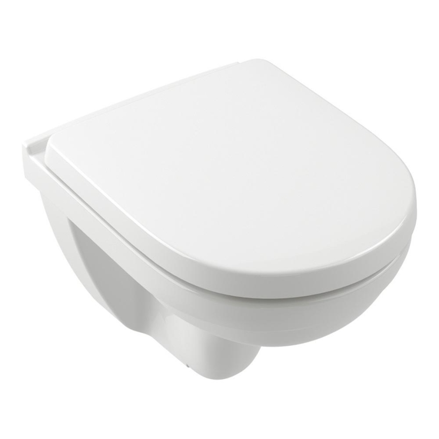 Villeroy & Boch 5688HR01 - Zidna WC školjka s daskom SoftClose O.NOVO keramika/bijela