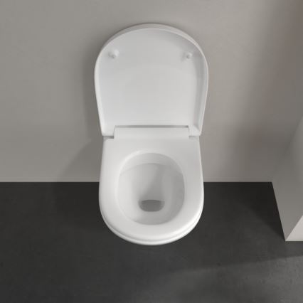 Villeroy & Boch 5688HR01 - Zidna WC školjka s daskom SoftClose O.NOVO keramika/bijela