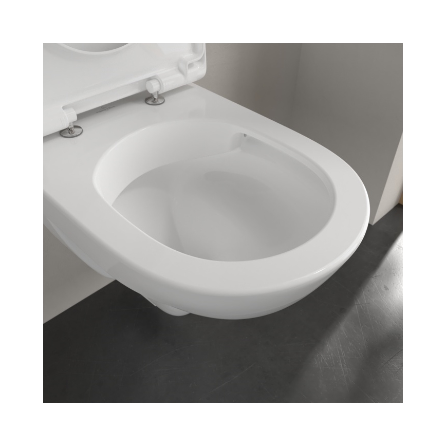 Villeroy & Boch 5688HR01 - Zidna WC školjka s daskom SoftClose O.NOVO keramika/bijela