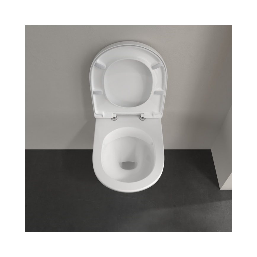 Villeroy & Boch 5688HR01 - Zidna WC školjka s daskom SoftClose O.NOVO keramika/bijela