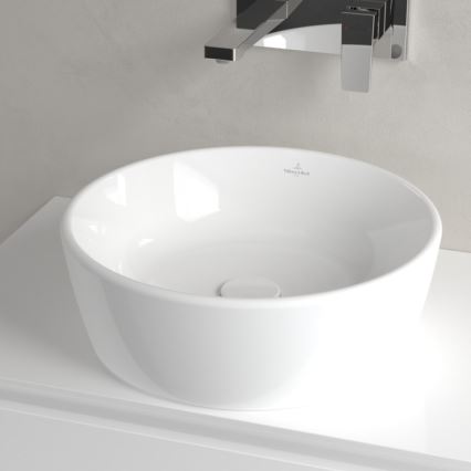 Villeroy & Boch 5A254501 - Umivaonik za ugradnju na ploču ARCHITECTURA, promjer 45 cm, keramika/bijela