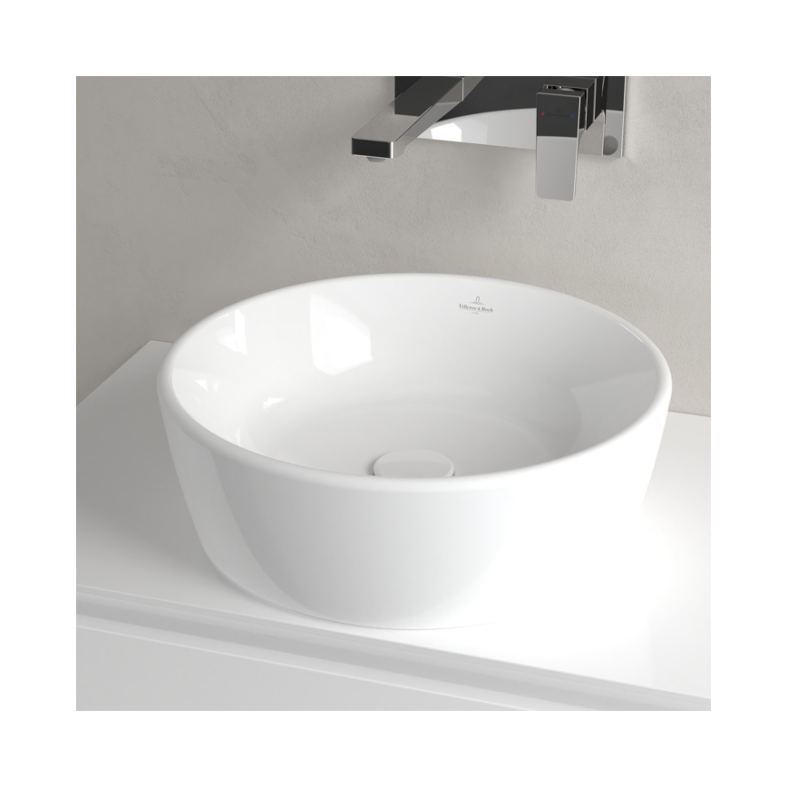 Villeroy & Boch 5A254501 - Umivaonik za ugradnju na ploču ARCHITECTURA, promjer 45 cm, keramika/bijela