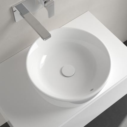 Villeroy & Boch 5A254501 - Umivaonik za ugradnju na ploču ARCHITECTURA, promjer 45 cm, keramika/bijela