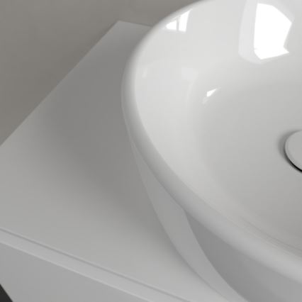 Villeroy & Boch 5A254501 - Umivaonik za ugradnju na ploču ARCHITECTURA, promjer 45 cm, keramika/bijela