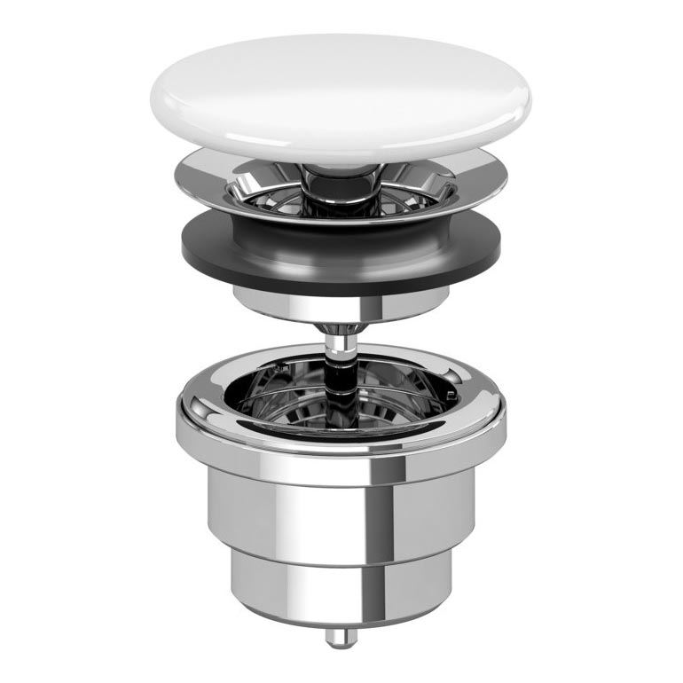 Villeroy & Boch 68080001 - Odtok za umivaonik keramika/sjajni krom