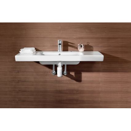 Villeroy & Boch 92198800 - Sifon za umivaonik PUSHOPEN sjajni krom/bijela