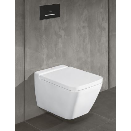 Villeroy & Boch 922169AN - Tipka za ispiranje VICONNECT mat crna/matni krom