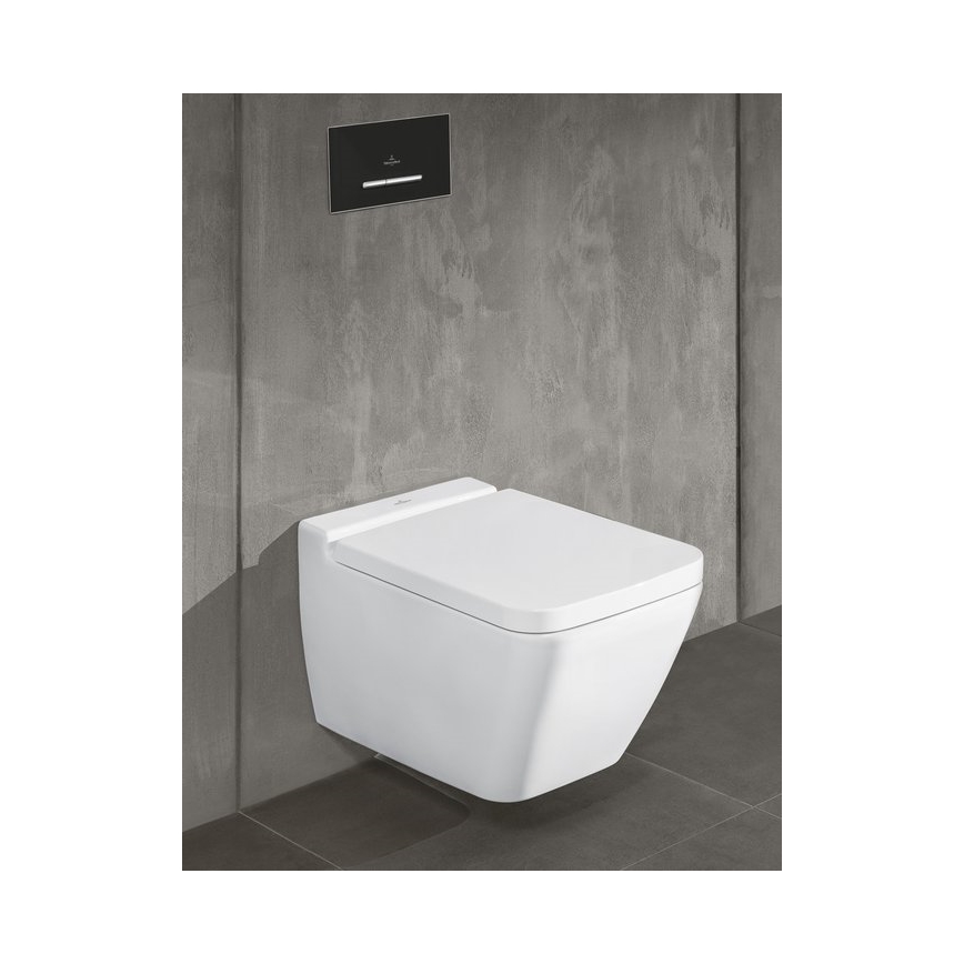 Villeroy & Boch 922169AN - Tipka za ispiranje VICONNECT mat crna/matni krom