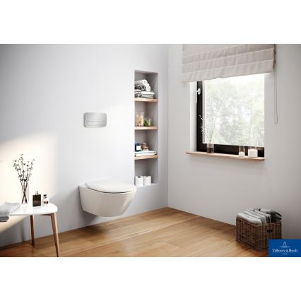 Villeroy & Boch 92249061 - Tipka za ispiranje VICONNECT, polirani krom