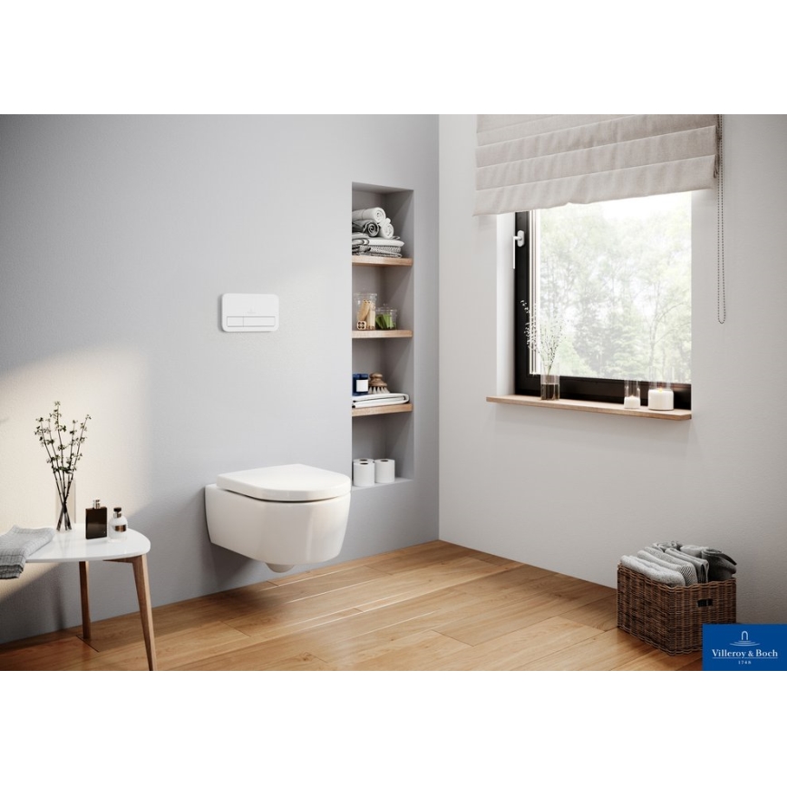 Villeroy & Boch 92249068 - Tipka za ispiranje VICONNECT bijela
